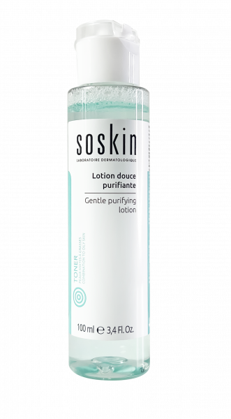 Очищающий лосьон для жирной и комбинированной кожи Soskin Gentle Purıfyıng Lotıon, 100 мл